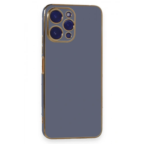 Durukar®   Poco M6 Pro 5G Kılıf Volet Silikon - Mavi