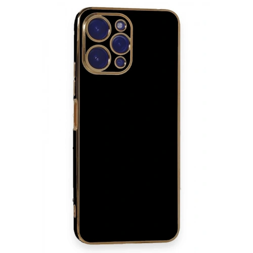 Durukar®   Poco M6 Pro 5G Kılıf Volet Silikon - Siyah