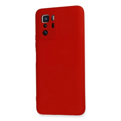 Durukar®   Poco X3 GT Kılıf Nano içi Kadife Silikon - Kırmızı