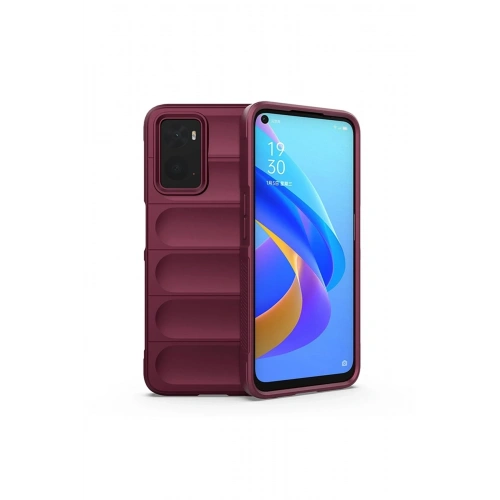Mey İthalat®  Realme 9i 4G Kılıf Optimum Silikon - Bordo