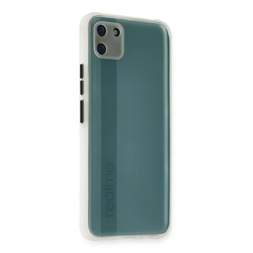 Durukar®  Realme C11 Kılıf Miami Şeffaf Silikon - Şeffaf