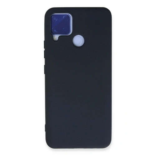 Durukar®  Realme C15 Kılıf Nano içi Kadife Silikon - Lacivert