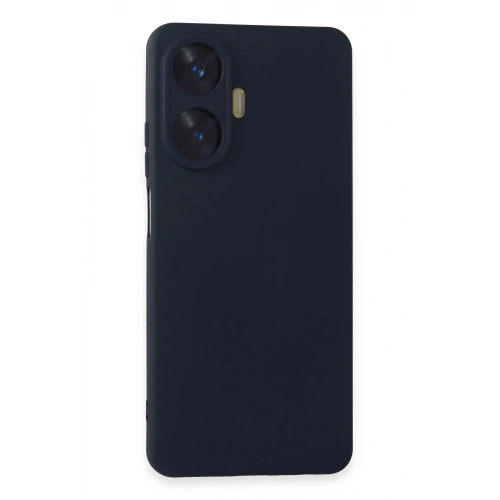 Durukar®  Realme C55 Kılıf Nano içi Kadife Silikon - Lacivert