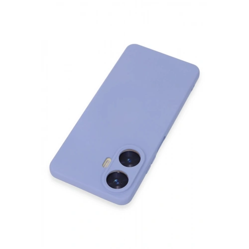Durukar®  Realme C55 Kılıf Nano içi Kadife Silikon - Lila