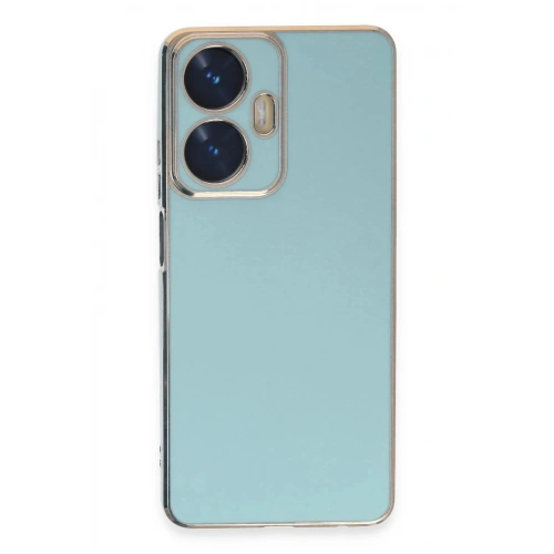 Mey İthalat®  Realme C55 Kılıf Volet Silikon - Açık Yeşil
