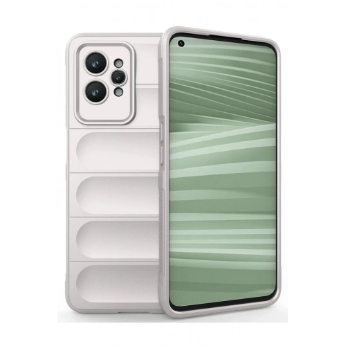Mey İthalat®  Realme GT2 Pro 5G Kılıf Optimum Silikon - Krem
