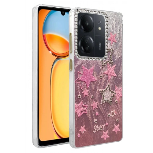 Durukar®   Redmi 13C Kılıf Blade Aynalı Desenli Kapak - Desen 7