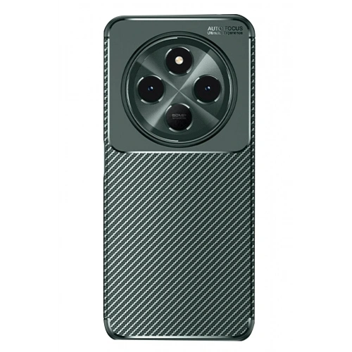 Durukar®   Redmi 14C Kılıf Auto Focus Karbon Kapak - Koyu Yeşil