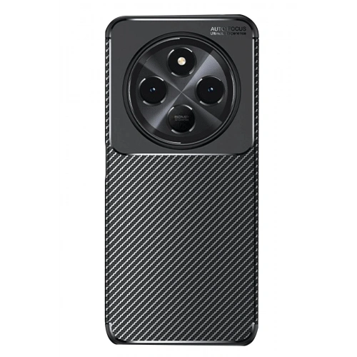 Durukar®   Redmi 14C Kılıf Auto Focus Karbon Kapak - Siyah