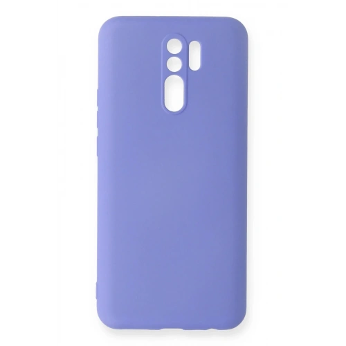 Durukar®   Redmi 9 Kılıf Nano içi Kadife Silikon - Lila