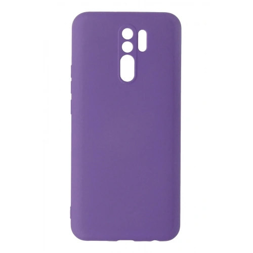 Durukar®   Redmi 9 Kılıf Nano içi Kadife Silikon - Mor
