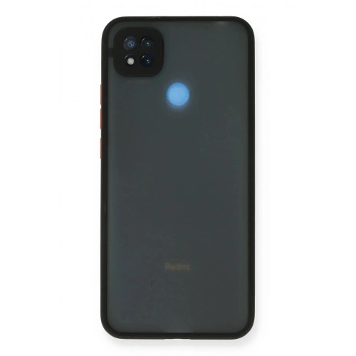 Durukar®   Redmi 9C Kılıf Montreal Silikon Kapak - Siyah