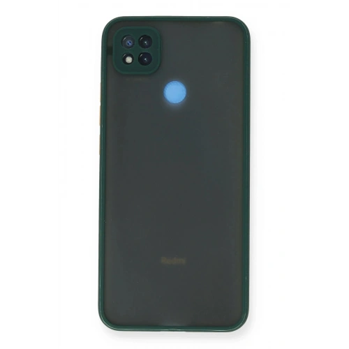 Durukar®   Redmi 9C Kılıf Montreal Silikon Kapak - Yeşil