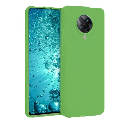 Durukar®   Redmi K30 Pro Kılıf Nano içi Kadife Silikon - Yeşil