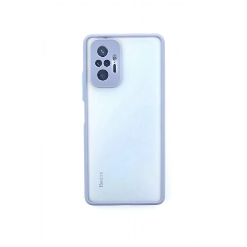 Durukar®   Redmi Note 10 Pro Kılıf Montreal Silikon Kapak - Gri