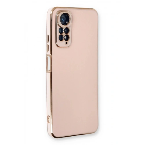 Durukar®   Redmi Note 11 Kılıf Volet Silikon - Pembe