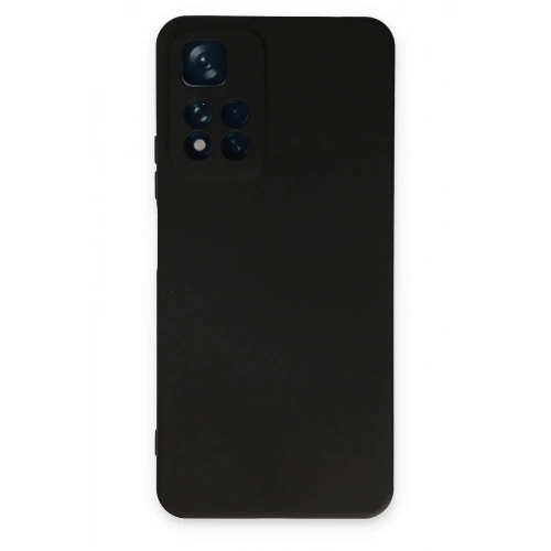 Durukar®   Redmi Note 11 Pro Plus 5G Kılıf Nano içi Kadife Silikon - Siyah