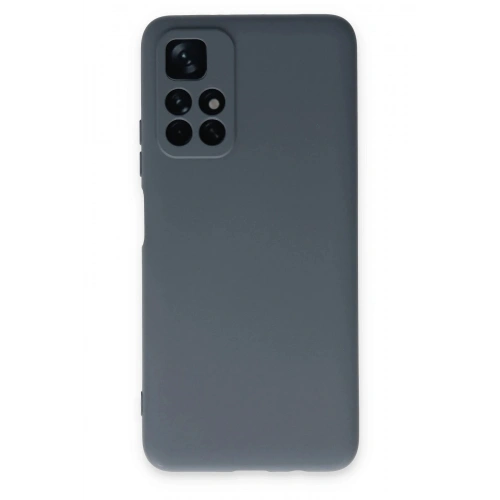 Durukar®   Redmi Note 11T Kılıf Nano içi Kadife Silikon - Gri