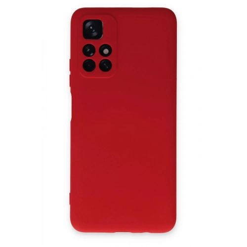 Durukar®   Redmi Note 11T Kılıf Nano içi Kadife Silikon - Kırmızı