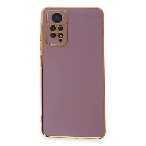 Durukar®   Redmi Note 12 Pro 4G Kılıf Volet Silikon - Mor