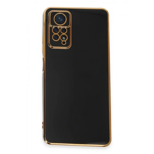 Durukar®   Redmi Note 12 Pro 4G Kılıf Volet Silikon - Siyah