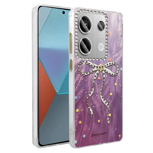 Durukar®   Redmi Note 13 Pro 4G Kılıf Blade Aynalı Desenli Kapak - Desen 1