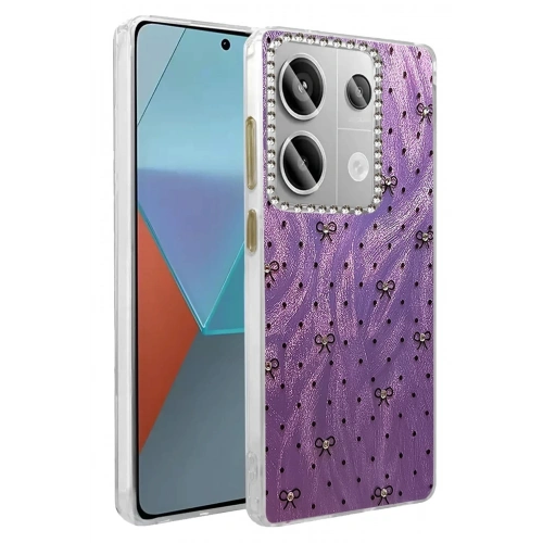 Durukar®   Redmi Note 13 Pro 4G Kılıf Blade Aynalı Desenli Kapak - Desen 2