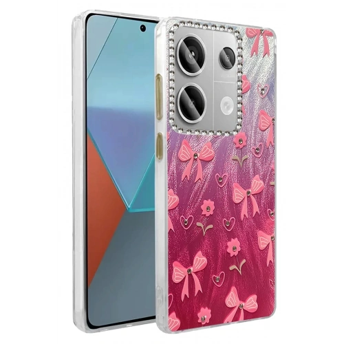 Durukar®   Redmi Note 13 Pro 4G Kılıf Blade Aynalı Desenli Kapak - Desen 3