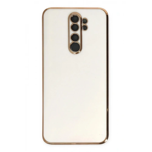 Durukar®   Redmi Note 8 Pro Kılıf Volet Silikon - Beyaz