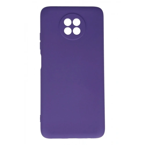 Durukar®   Redmi Note 9 5G Kılıf Nano içi Kadife Silikon - Mor