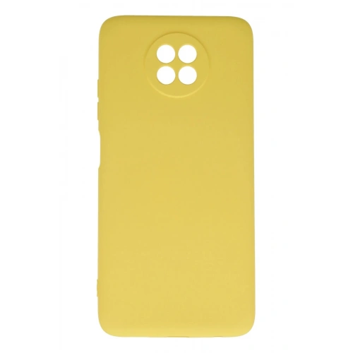 Durukar®   Redmi Note 9 5G Kılıf Nano içi Kadife Silikon - Sarı