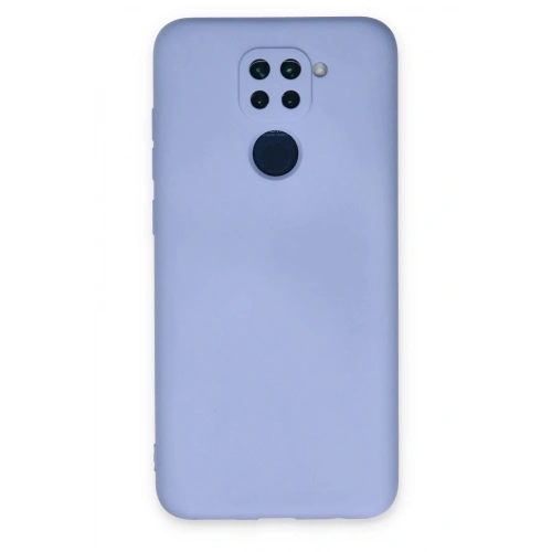 Durukar®   Redmi Note 9 Kılıf Nano içi Kadife Silikon - Lila