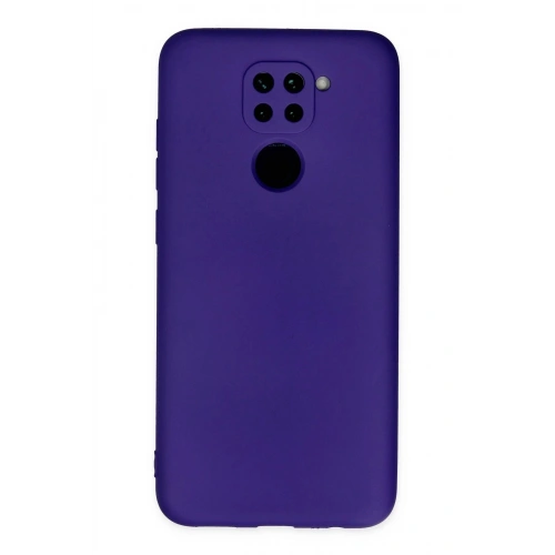 Durukar®   Redmi Note 9 Kılıf Nano içi Kadife Silikon - Mor