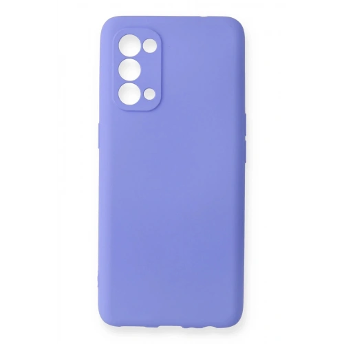 Durukar®   Reno 5 Pro Kılıf First Silikon - Lila