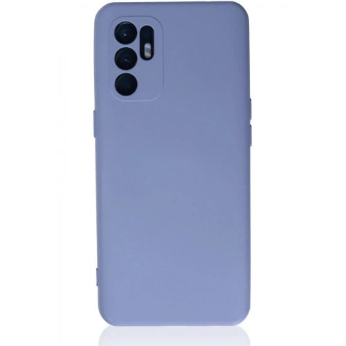 Durukar®   Reno 6 Kılıf Nano içi Kadife Silikon - Lila