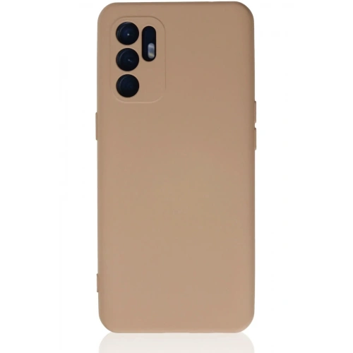 Durukar®   Reno 6 Kılıf Nano içi Kadife Silikon - Pudra