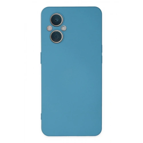 Durukar®   Reno 7 Lite Kılıf Nano içi Kadife Silikon - Mavi