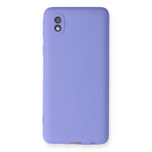 Durukar®  Samsung Galaxy A01 Core Kılıf First Silikon - Lila