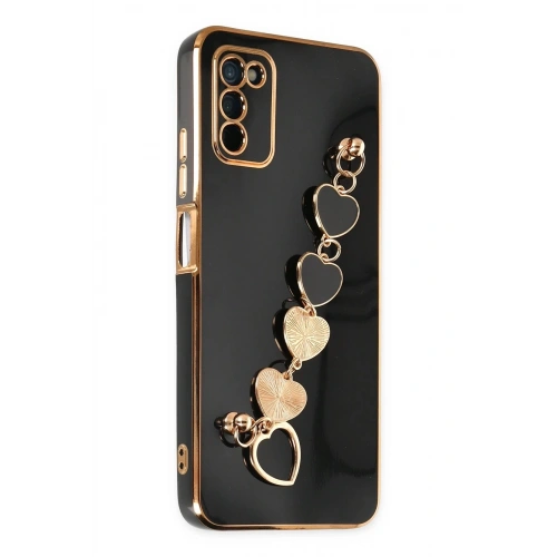 Durukar®  Samsung Galaxy A03S Kılıf Esila Silikon - Siyah