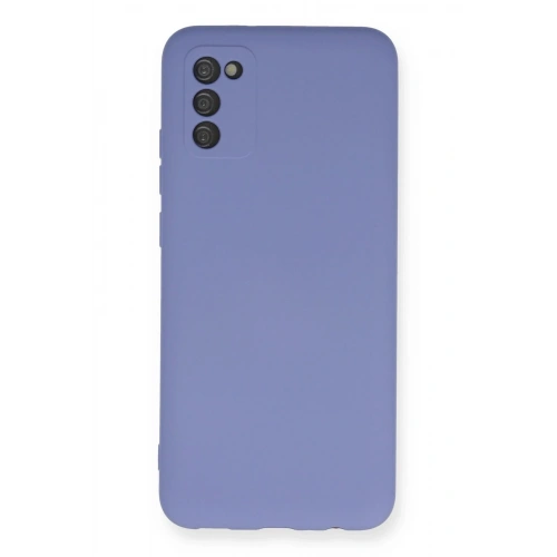 Durukar®  Samsung Galaxy A03S Kılıf Nano içi Kadife Silikon - Lila