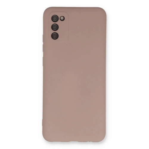 Durukar®  Samsung Galaxy A03S Kılıf Nano içi Kadife Silikon - Pudra