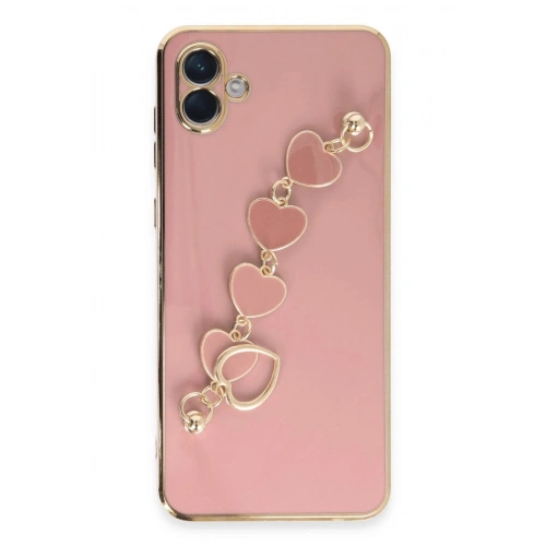 Durukar®  Samsung Galaxy A04E Kılıf Esila Silikon - Pudra