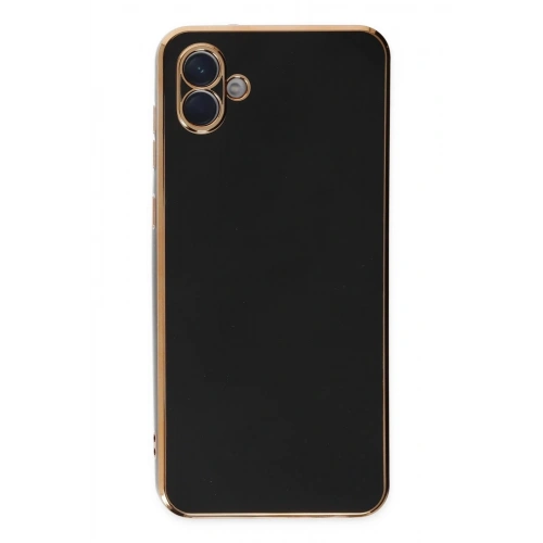 Durukar®  Samsung Galaxy A04E Kılıf Volet Silikon - Siyah