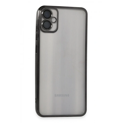Durukar®  Samsung Galaxy A05 Kılıf  Lensli Silikon - Siyah