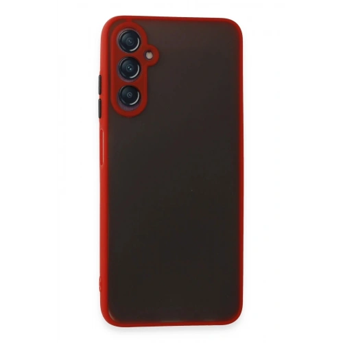 Durukar®  Samsung Galaxy A05S Kılıf Montreal Silikon Kapak - Kırmızı