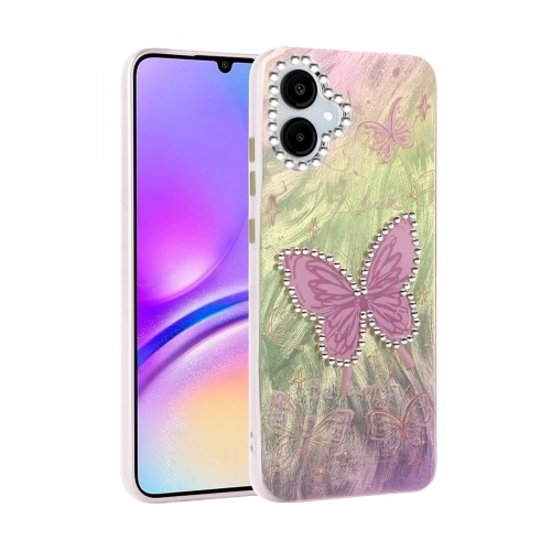 Mey İthalat®  Samsung Galaxy A06 Kılıf Blade Aynalı Desenli Kapak - Desen 5