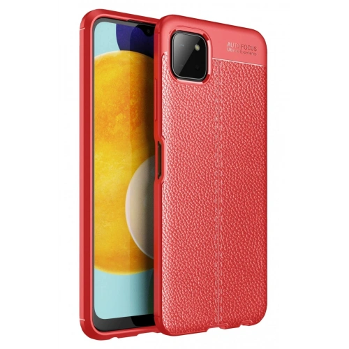 Durukar®  Samsung Galaxy A22 Kılıf Auto Focus Kapak - Kırmızı