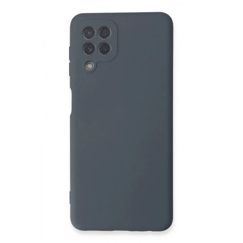 Durukar®  Samsung Galaxy A22 Kılıf Nano içi Kadife Silikon - Gri