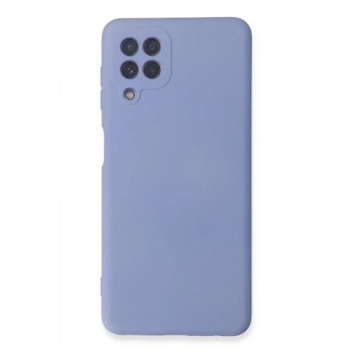 Durukar®  Samsung Galaxy A22 Kılıf Nano içi Kadife Silikon - Lila