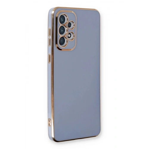 Durukar®  Samsung Galaxy A33 5G Kılıf Volet Silikon - Mavi